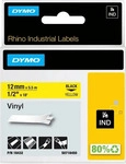 Dymo 18432, DYMO Schriftband RHINO 18432, 12 mm, schwarz auf gelb, 1 St.