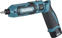 makita TD022DSE Akku-Schlagbohrschrauber 7,2 V, mit 2 Akkus blau/schwarz