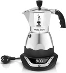 BIALETTI Moka Timer Espressokocher elektrisch gelb, 6 Tassen