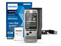 PHILIPS PocketMemo DPM6700 digitales Diktiergerät-Set 4 GB DPM6700/03