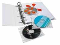 DURABLE 1er CD-/DVD-Hüllen Cover FILE abheftbar transparent, 10 St.