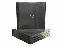 MediaRange 1er CD-/DVD-Hüllen Jewel Cases schwarz, 5 St. BOX31