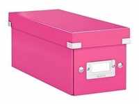 LEITZ CD-/DVD-Box Click & Store pink, 1 St.