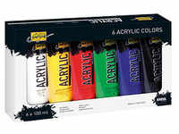 6 KREUL SOLO GOYA Acrylfarben farbsortiert 6 x 100,0 ml