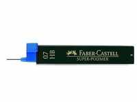 FABER-CASTELL SUPER-POLYMER Bleistiftminen schwarz HB 0,7 mm, 12 St. 120700