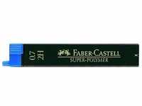 FABER-CASTELL SUPER-POLYMER Bleistiftminen schwarz 2H 0,7 mm, 12 St.