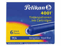 Pelikan 4001 TP/6 Tintenpatronen für Füller königsblau 6 St.