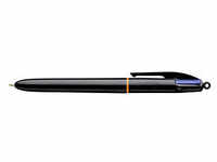 BIC 4-Farben-Kugelschreiber 4 Colours PRO schwarz Schreibfarbe farbsortiert, 1...