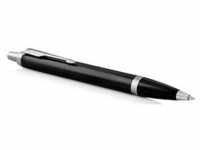 PARKER Kugelschreiber IM Black Lacquer schwarz Schreibfarbe blau, 1 St.