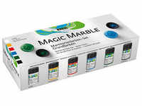 6 KREUL Magic Marble Marmorierfarben farbsortiert 6 x 20,0 ml