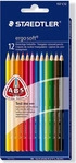 STAEDTLER ergosoft 157 Buntstifte farbsortiert, 12 St.
