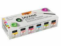 6 KREUL Javana Trendfarben Stoffmalfarbe farbsortiert 6 x 20 ml