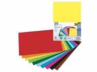 folia Tonpapier farbsortiert 130 g/qm 100 Blatt 605