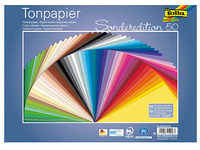 folia Tonpapier Sonderedition 50 farbsortiert 130 g/qm 50 Blatt