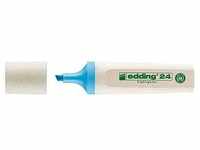 edding Highlighter 24 EcoLine Textmarker blau, 1 St. 4-24010