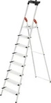 Hailo Stehleiter einseitig L80 ComfortLine silber 8 Stufen, H: 255,0 cm