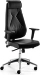 Mayer B&uuml;rostuhl myBESTMIND, 2462 Leder schwarz, Gestell alu