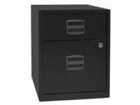 BISLEY Home Rollcontainer schwarz 2 Auszüge 41,3 x 40,0 x 52,8 cm