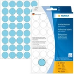 Herma 2253, HERMA Klebepunkte 2253 blau &Oslash; 19,0 mm, 1.280 St.