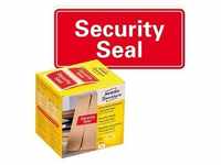 200 AVERY Zweckform Sicherheitssiegel 7311 rot »Security Seal« 38,0 x 20,0 mm