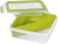 emsa Lunchbox CLIP & GO transparent 0,85 l, 1 St. transparent/gr&uuml;n