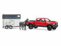 bruder RAM 2500 Power Wagon mit Pferdeanhänger und Pferd 2501 Spielzeugauto