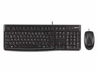 Logitech MK120 Tastatur-Maus-Set kabelgebunden schwarz 920-002540