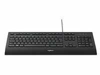 Logitech Corded Keyboard K280e Tastatur kabelgebunden schwarz