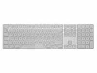 Apple Magic Keyboard mit Ziffernblock Tastatur kabellos weiß, silber MQ052D/A