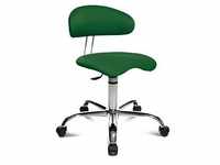 Topstar Bürostuhl Sitness® 40, ST290 W55 Stoff grün, Gestell chrom