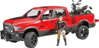 bruder RAM 2500 Power Wagon mit Ducati Desert Sled 02502 Spielzeugauto