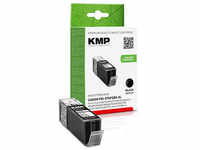 KMP C107BX schwarz Druckerpatrone kompatibel zu Canon PGI-570 XL PGBK 1567,0001