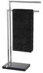 WENKO Handtuchständer Noble silber, schwarz WENKO Handtuchständer Noble silber, schwarz