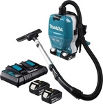 makita DVC261ZX15 Akku-Staubsauger ohne Akku blau