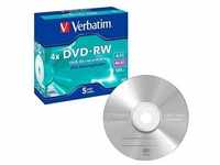 5 Verbatim DVD-RW 4,7 GB wiederbeschreibbar