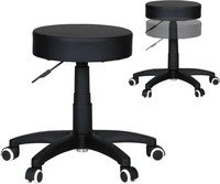 AMSTYLE Sitz- & Stehhocker SPM1.036 schwarz Kunstleder, 1 St.