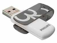 PHILIPS USB-Stick Vivid 3.0 grau, weiß 32 GB FM32FD00B/00