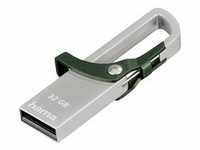 hama USB-Stick Hook-Style grün, silber 32 GB