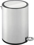 WENKO Monza Kosmetikeimer 3,0 l silber matt, 1 St.