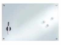 Zeller Glas-Magnettafel 60,0 x 40,0 cm weiß