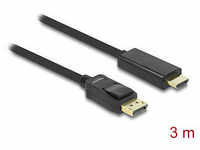 DeLOCK DisplayPort 1.1/High Speed HDMI Kabel 3,0 m schwarz 82435