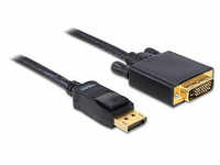 DeLOCK DisplayPort 1.1/DVI Kabel 5,0 m schwarz 82593