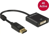 Delock 62599, DeLOCK 62599 DisplayPort 1.2/DVI Adapter, 1 St. schwarz