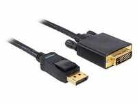 DeLOCK DisplayPort/DVI-D Kabel 2,0 m schwarz 82591