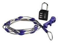 pacsafe Gepäckschloss Wrapsafe Adjustable Cable Lock schwarz 2,5 m