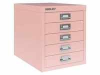 BISLEY MultiDrawer™ L125 Schubladenschrank pink 5 Schubladen 27,9 x 38,0 x...
