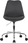 AMSTYLE B&uuml;rostuhl, SPM1.422 Stoff schwarz, Gestell chrom