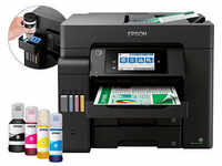 EPSON EcoTank ET-5800 4 in 1 Tintenstrahl-Multifunktionsdrucker schwarz...