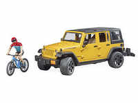 bruder Jeep Wrangler Rubicon Unlimited mit Mountainbike 2543 Spielzeugauto