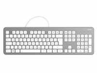 hama KC-700 Tastatur kabelgebunden anthrazit, schwarz 00182652